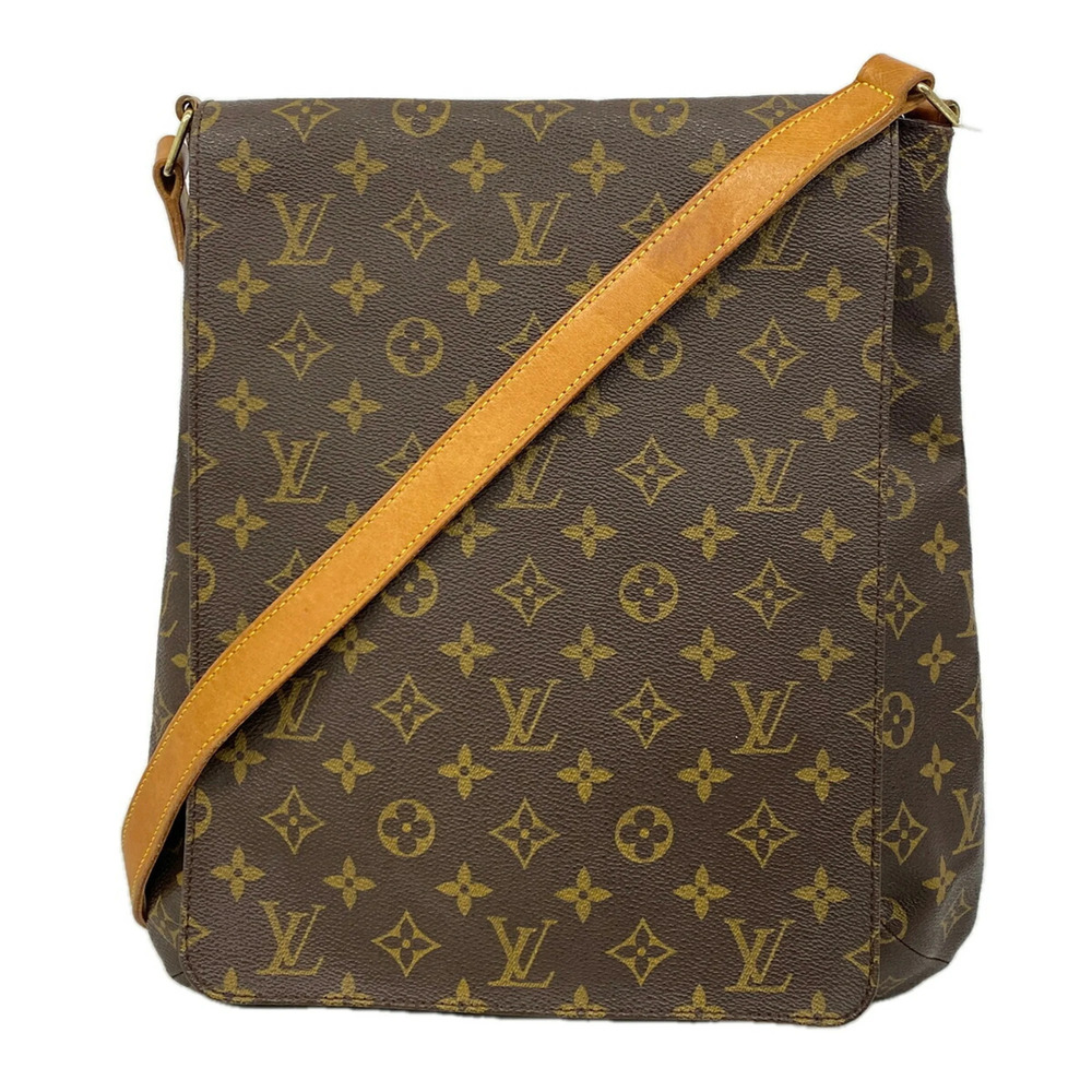 Louis Vuitton Monogram Musette Shoulder Bag M51256 Brown Women's